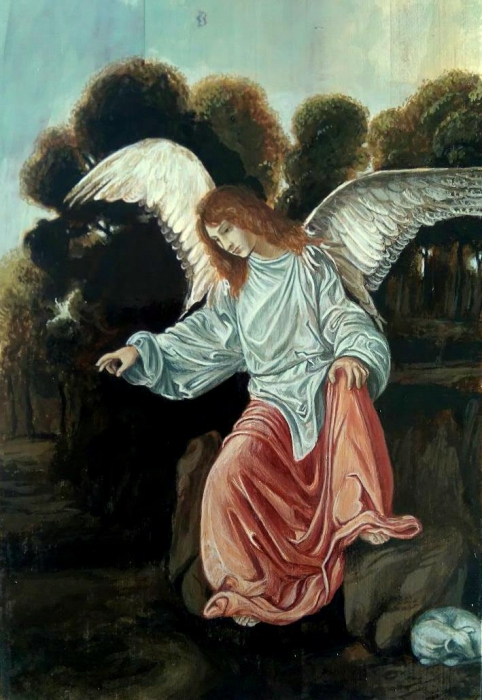 Giovanni Gerolamo Savoldo  Tobiasz i anioł, fragment