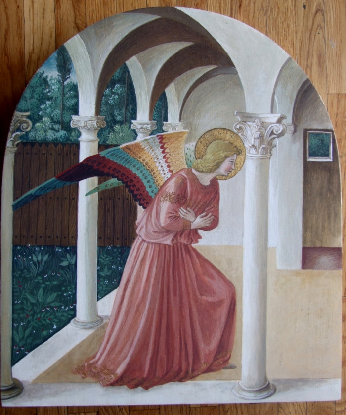 Fra Angelico  Zwiastowanie, fragment