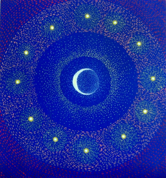 Pieśń Słoneczna: Księżyc i gwiazdy  2021, 14x15